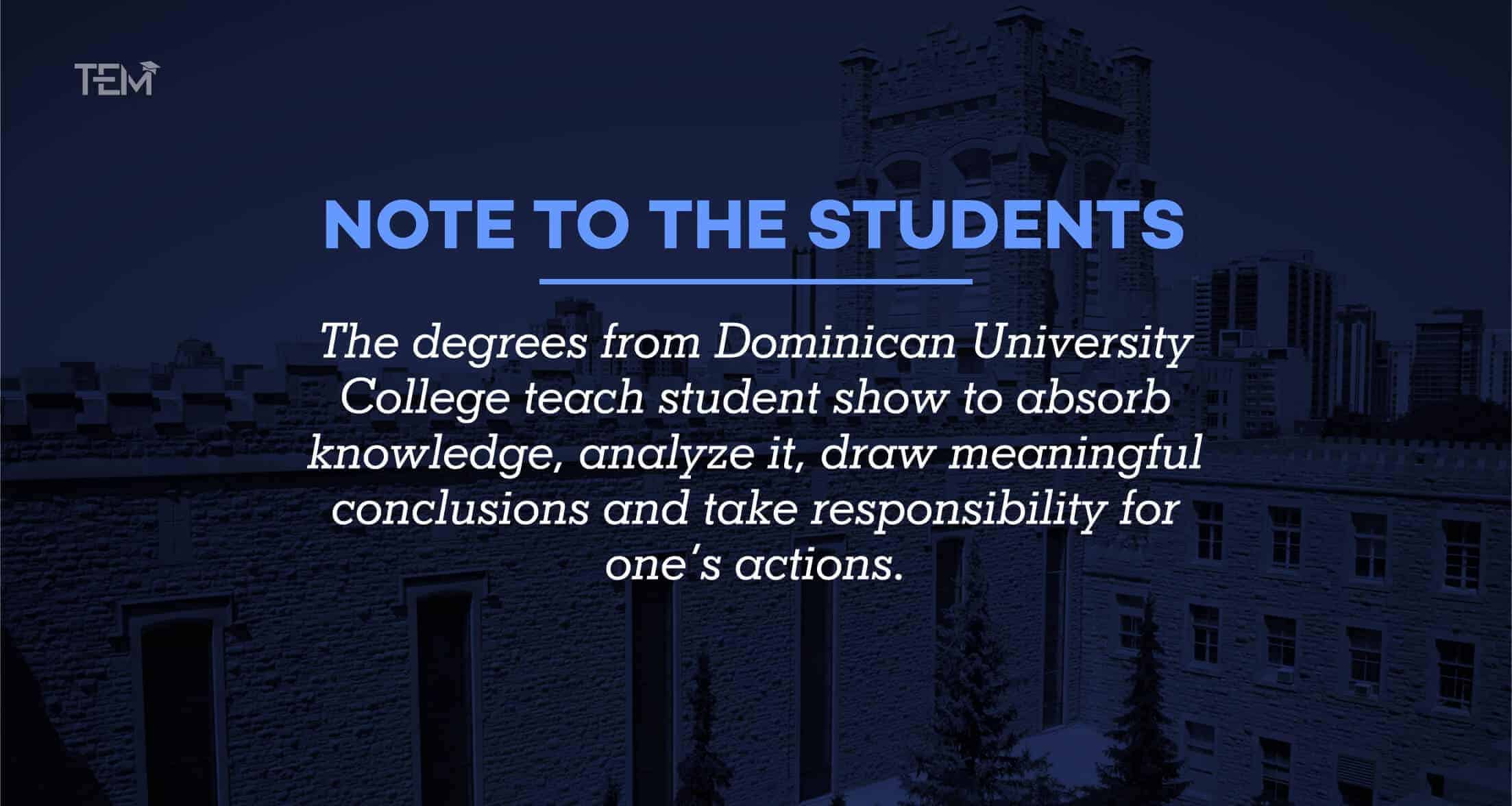 Dominican University College