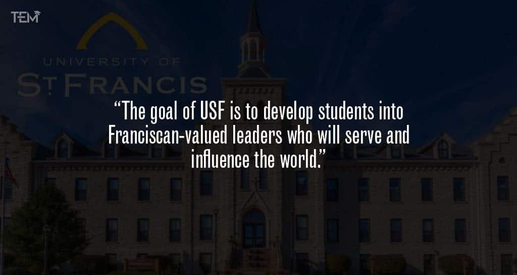 University of St. Francis Quote university-of-st-francis-Quote