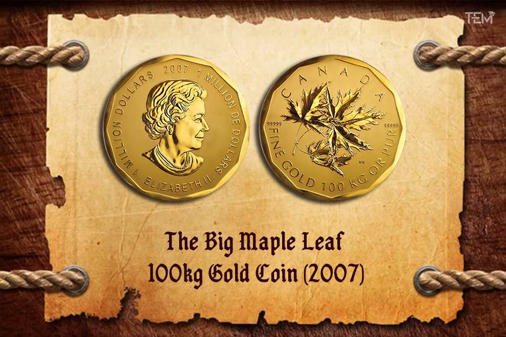 Big Maple Leaf 100kg Gold Coin