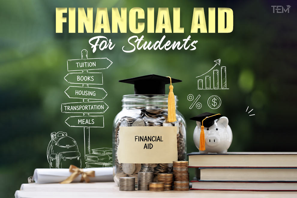 Financial aid for students covering tuition, books, housing, transportation, and meals