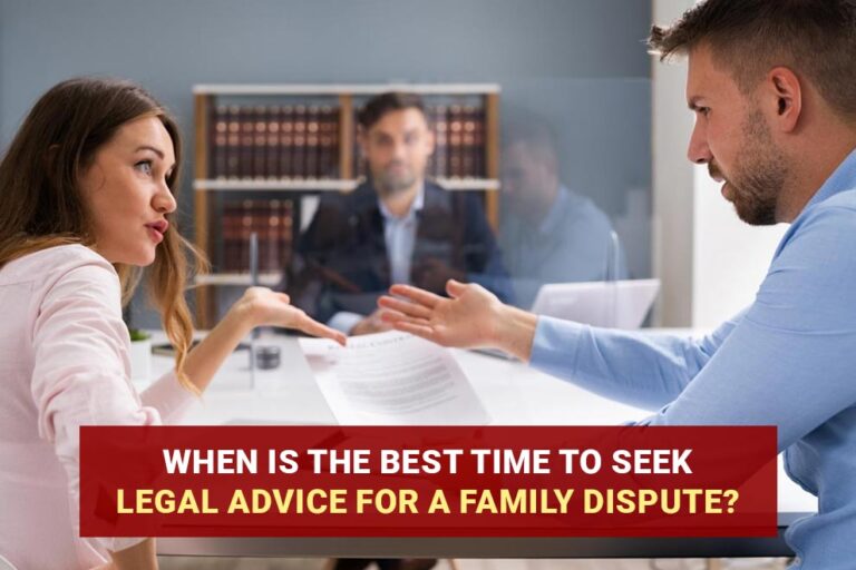seek legal advice for a family dispute