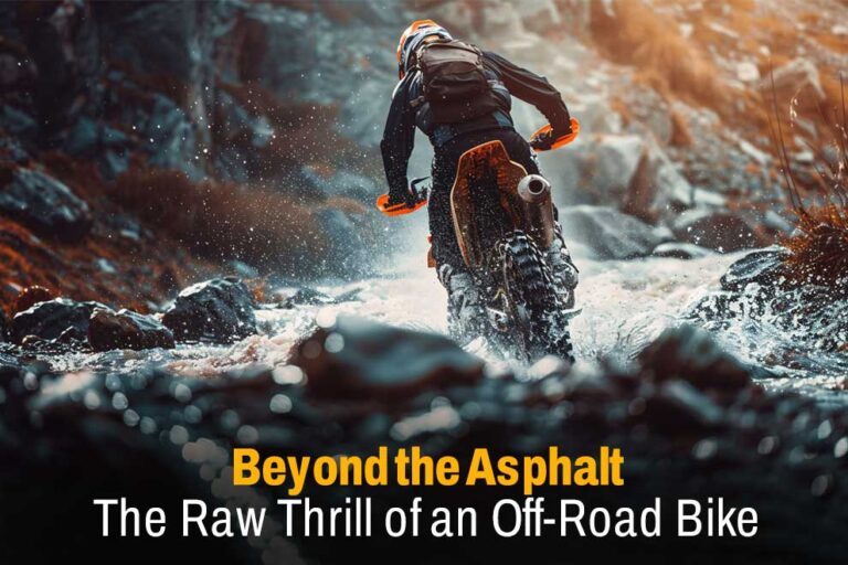 Raw Thrill of an Off-Road Bike