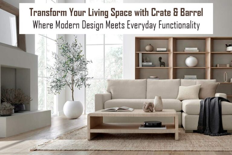 Living Space with Crate & Barrel