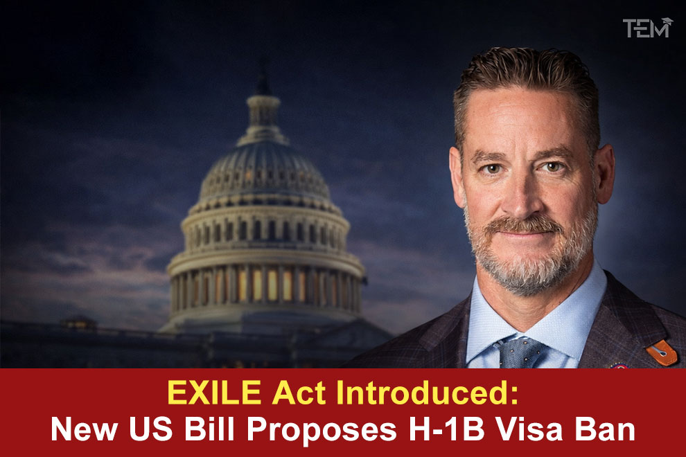Official portrait of Rep. Greg Steube and the US Capitol building regarding the 2026 EXILE Act H-1B visa ban proposal.