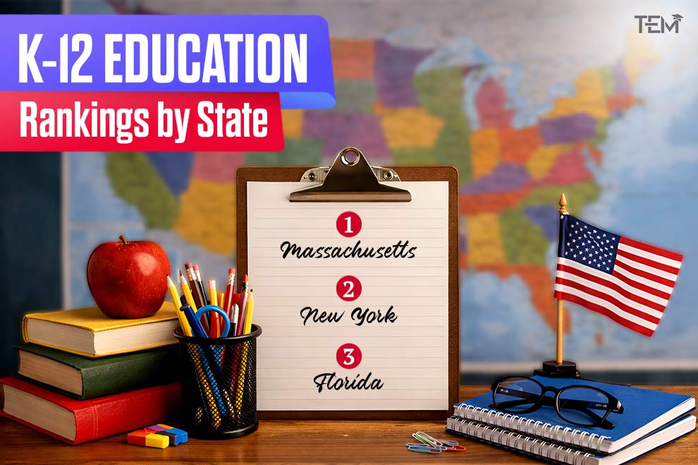 K-12 Education Rankings by State
