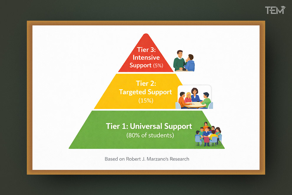 pbis schoolwide behavior framework tiered triangle