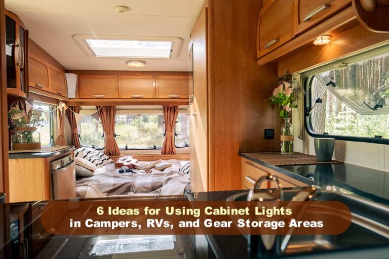 Cabinet Lights in Campers