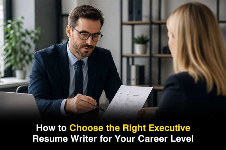 Right Executive Resume Writer