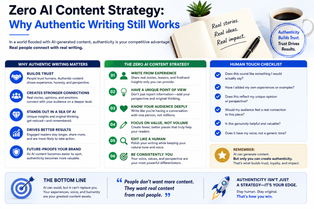Zero AI Content Strategy