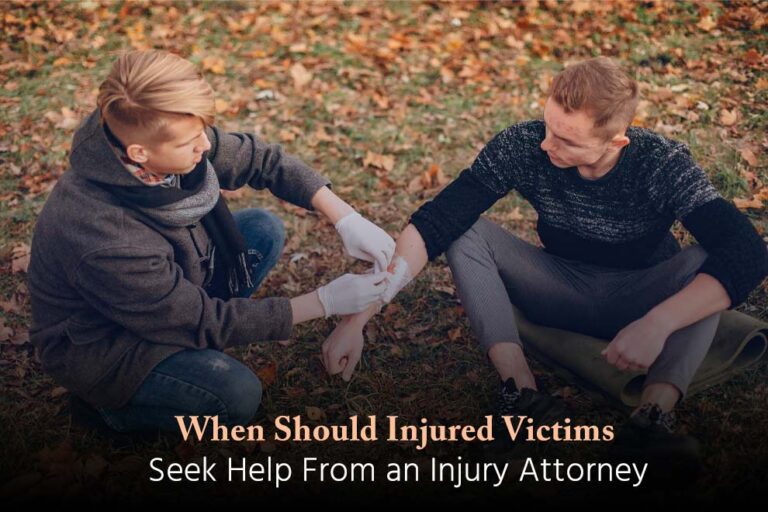 Injured Victims Seek Help